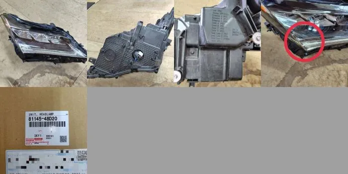 レクサス RX 右/ヘッドライトレンズ