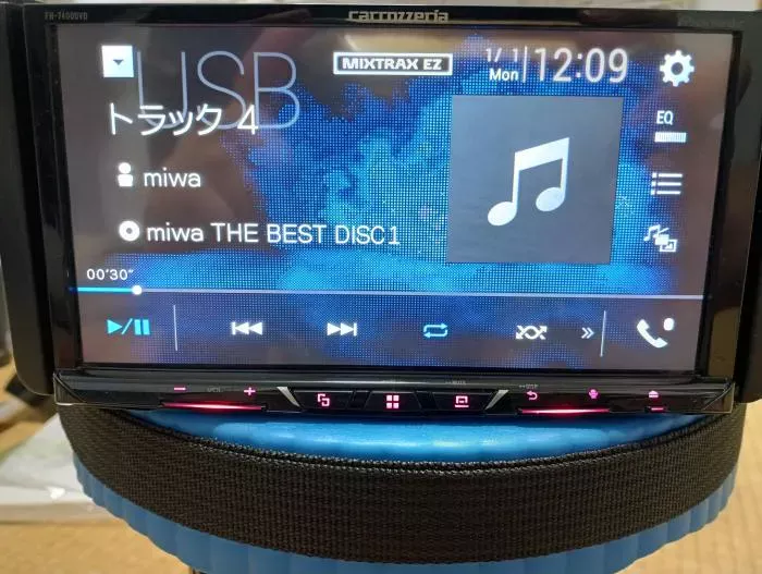 カロッツェリア　FH-7400DVD　カーオーディ