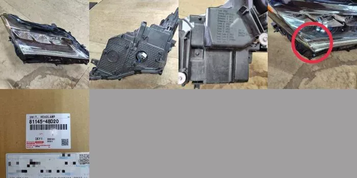 レクサス RX 右/ヘッドライトレンズ