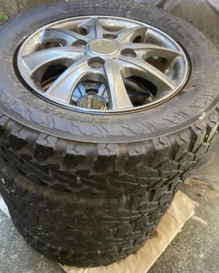 軽トラで使用　ホイール12インチ4本