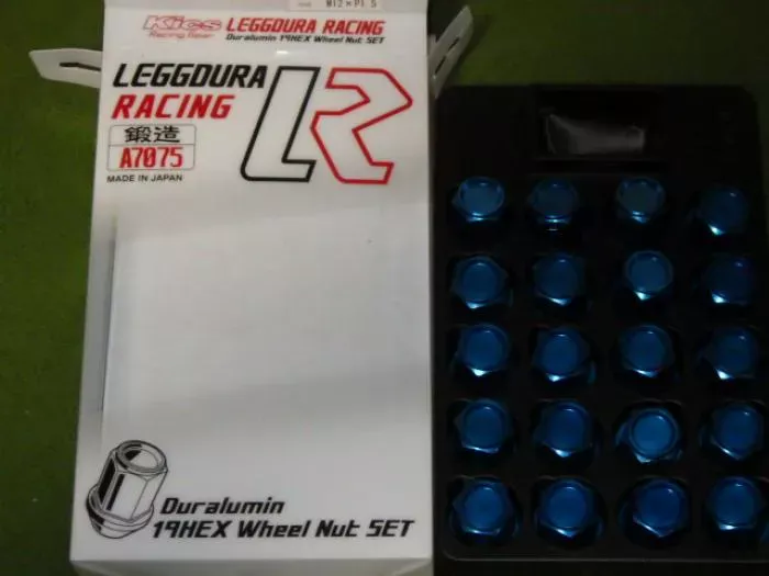 KICSジュラルミン鍛造ホイルナット（ブルー）