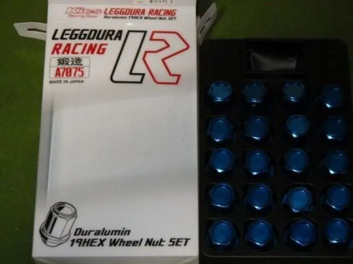 KICSジュラルミン鍛造ホイルナット（ブルー）