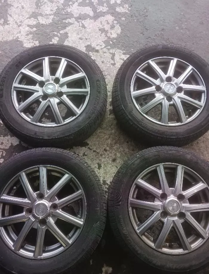 アルミホイー　155 65 R13　中古タイヤ　四本セット