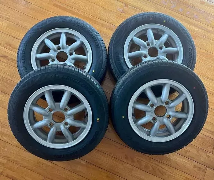 美品ワタナベホイール&タイヤセット